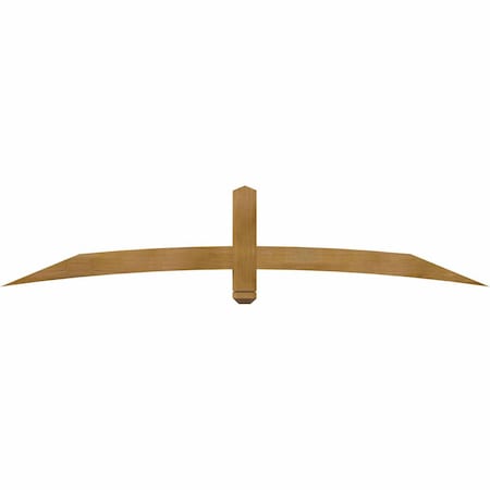 Ekena Millwork Bellingham Rough Sawn Timber Gable Bracket, Western Red Cedar, 84"W x 17"H x 4"D x 4"F, 5/12 Pitch GBW084X17X0404BEL00RWR